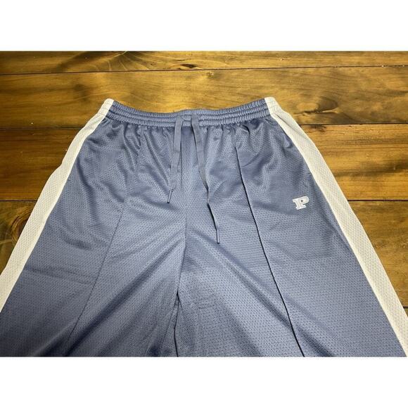 Victoria's Secret Pink Mesh Tech Wide Leg Pants Relaxed Fit Blue Womens Size Med - Picture 3 of 10